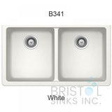 Virtuo Granite Double Undermount sink - Equal 50/50