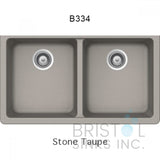 Virtuo Granite Double Undermount sink - Equal 50/50